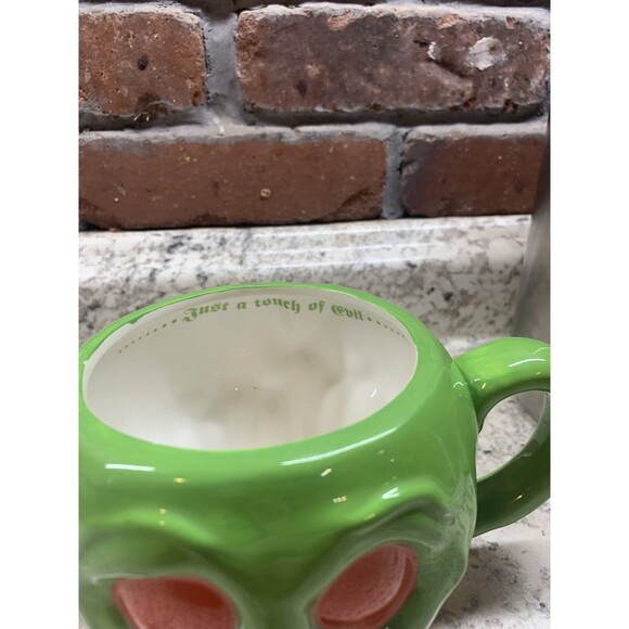 Disney Snow White Evil Queen Poison Apple Sculpted Ceramic Mug - Picture 4 of 11